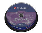 Płyty Verbatim DVD+R 4,7GB 16x - Cake Box - 10 szt.- Matt Silver w sklepie internetowym Profibiuro.pl