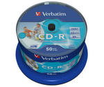 Płyty Verbatim CD-R 700MB 52x - Cake Box - 50 szt. - Do nadruku DLP w sklepie internetowym Profibiuro.pl