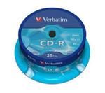 Płyty Verbatim CD-R 700MB 52x DL - Cake Box - 25 szt. w sklepie internetowym Profibiuro.pl