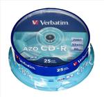 Płyty Verbatim CD-R 700MB 52x - Cake Box - 25 szt. - Crystal DLP w sklepie internetowym Profibiuro.pl