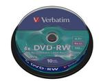 Płyty Verbatim DVD-RW 4.7GB 4x - Spindle - 10szt. w sklepie internetowym Profibiuro.pl