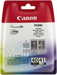 Zestaw tuszy Canon PG-40/CL-41 Czarny / Kolor do drukarek (Oryginalny) w sklepie internetowym Profibiuro.pl