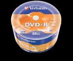 Verbatim DVD-R | 4.7GB | x16 | wrap 50szt | Matt Silver | AZO w sklepie internetowym Profibiuro.pl