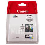 Zestaw tuszy Canon CL-561 / PG-560 Czarny + Kolor do drukarek (Oryginalny) w sklepie internetowym Profibiuro.pl
