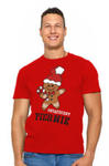 Świąteczny tshirt męski krótki rękaw na prezent Świąteczny piernik OTS1800-006 w sklepie internetowym BucikSklep