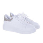 Białe Sportowe Sneakersy Damskie Obuwie Gruba Podeszwa BL365P w sklepie internetowym BucikSklep