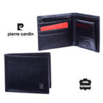 Portfel męski Pierre Cardin poziomy średni YS507.1 8824 Czarny w sklepie internetowym BucikSklep