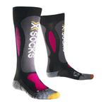 X-SOCKS SKI CARVING SILVER LADY 13/14, Rozmiar - 2 (37-38), Kolor - Czarny/Fuksja w sklepie internetowym Sportpoint.pl