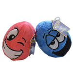 Kolorowe zabawki dla psów - kształt zabawnych pluszowych jaj w sklepie internetowym EasyPet.pl