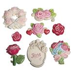 Forma do gipsu: Róże - różany ogród, 7 motywów, 3,5-7 cm [36-019-000] w sklepie internetowym KreatywnySwiat.pl