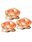 Kwiaty papierowe, pomarańczowe, 25 mm, op. 8 szt. [57-150-210] w sklepie internetowym KreatywnySwiat.pl