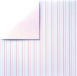 Papier do scrapbookingu: Pink Stripes, 30,5x30,5 cm [79-900-000] w sklepie internetowym KreatywnySwiat.pl