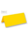 Karta stołowa podwójna, 100x90 mm, żółty słoneczny, op. 5 szt. [80-009-161] w sklepie internetowym KreatywnySwiat.pl
