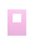 Karta passe-partout, Kwadrat 11x15 cm, różowy, op. 4 szt. [80-702-264] w sklepie internetowym KreatywnySwiat.pl