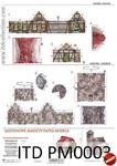 Kartonowa Makieta: Miniaturki domków, kościołów, A4, 250 g/m2 [ITD-PM-0003] w sklepie internetowym KreatywnySwiat.pl