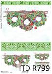 Papier ryżowy, Świąteczne motywy, dekory, A4 [ITD-R0799] w sklepie internetowym KreatywnySwiat.pl
