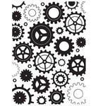 Folder do wytłaczania, Cogwheels, koła zębate 12,7x17 cm [HSF014] w sklepie internetowym KreatywnySwiat.pl