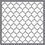 Szablon malarski, Ornament - Classic Quatrefoil, 30.5x30.5 cm [38-968-000] w sklepie internetowym KreatywnySwiat.pl