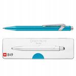 Długopis automatyczny CARAN D'ACHE 849 POP LINE METAL-X M w pudełku obudowa turkusowa wkład niebieski /CD849-671/ w sklepie internetowym dyskontbiurowy24.pl