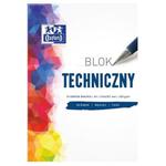 Blok techniczny A4/250g biały 10 kartek OXFORD /400093199/ w sklepie internetowym dyskontbiurowy24.pl