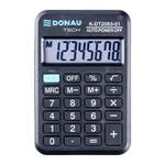 Kalkulator kieszonkowy 8 pozycyjny DONAU TECH K-DT2083-01 89x59x11mm czarny /K-DT2083-01/ w sklepie internetowym dyskontbiurowy24.pl