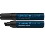 Marker permanentny SCHNEIDER MAXX 280 ścięty 4-12 mm czarny /SR128001/ w sklepie internetowym dyskontbiurowy24.pl