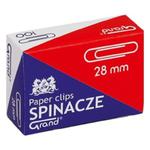 Spinacze biurowe okrągłe GRAND 28 mm 100 sztuk /110-1381/ w sklepie internetowym dyskontbiurowy24.pl