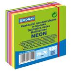 Notes samoprzylepny 76x76mm 400 kartek neon-pastel zielony DONAU /7574031-99/ w sklepie internetowym dyskontbiurowy24.pl