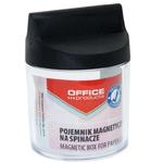 Pojemnik magnetyczny na spinacze OFFICE PRODUCTS okrągły transparentny /18184411-99/ w sklepie internetowym dyskontbiurowy24.pl