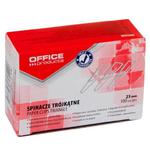 Spinacze biurowe 25mm trójkątne OFFICE PRODUCTS 100szt. /18082525-19/ w sklepie internetowym dyskontbiurowy24.pl