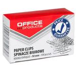 Spinacze biurowe 50mm OFFICE PRODUCTS niklowane 100szt. /18085015-05/ w sklepie internetowym dyskontbiurowy24.pl