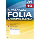 Folia samoprzylepna A4 ARGO do drukarek laserowych lub atramentowych przezroczysta 10szt. /434010/ w sklepie internetowym dyskontbiurowy24.pl