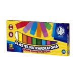 Plastelina 12 kolorów kwadratowa ASTRA /83813908/ w sklepie internetowym dyskontbiurowy24.pl