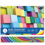 Blok techniczny kolorowy A4 10 kartek 160g INTERDRUK w sklepie internetowym dyskontbiurowy24.pl