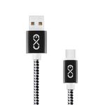 Kabel USB 2.0 ze złączem USB-C EXC DIAMOND czarno-szary 1szt. /XM-939964/ w sklepie internetowym dyskontbiurowy24.pl