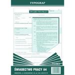 Druk samokopiujący świadectwo pracy TYPOGRAF A4 40 kartek /01106/ w sklepie internetowym dyskontbiurowy24.pl