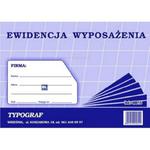 Druk "Ewidencja Wyposażenia" A5 48015 TYPOGRAF w sklepie internetowym dyskontbiurowy24.pl