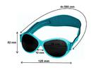 Okulary przeciwsłoneczne UV, 2-5 lat, KIDZ BANZ - niebieski w sklepie internetowym BezpiecznyDzieciak.pl