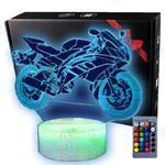Lampka 3D nocna led usb na prezent Motocykl - Cross w sklepie internetowym Compliment