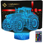 Lampka Nocna 3D lampa do wizualizacji 3D Traktor w sklepie internetowym Compliment