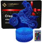 Lighting Lampka Nocna 3D lampa do wizualizacji 3D Motocykl Cross w sklepie internetowym Compliment