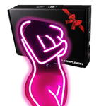 Duży Gotowy Neon led USB duży na ścianę kobieta postać w sklepie internetowym Compliment