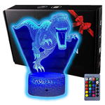 Lampka 3D nocna led usb na prezent Dinozaur T-Rex w sklepie internetowym Compliment