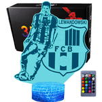 Lampka 3D nocna led usb Lewandowski FC Barcelona w sklepie internetowym Compliment