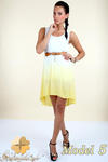 CM0300 Zwiewna cieniowana sukienka pasek gratis - model 5 w sklepie internetowym Cudmoda
