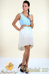 CM0300 Zwiewna cieniowana sukienka pasek gratis - model 10 w sklepie internetowym Cudmoda