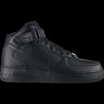 Buty Nike Wmns Air Force 1 Mid Leather Black - 366731-001 w sklepie internetowym Basketo.pl