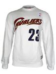 Bluza Mitchell & Ness LeBron James Cleveland Cavaliers NBA - 23LJAME-WHT w sklepie internetowym Basketo.pl