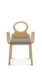Fotel drewniany B-1202 Fameg w sklepie internetowym Modne Krzesła