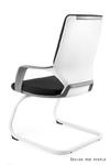 Fotel biurowy Apollo Skid (W-901W) biały Unique w sklepie internetowym Modne Krzesła